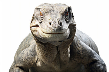 Obraz premium komodo dragon isolated on white