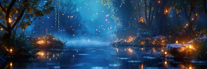 Fairytale Magic Night Forest