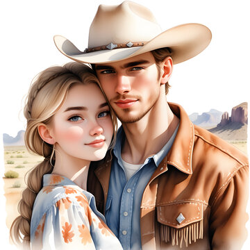 Lovely western couple