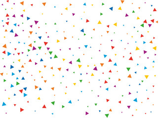 Fairy Rainbow Triangular Confetti