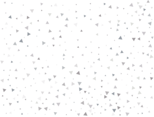Christmas Silver Triangular Confetti