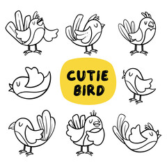 DOODLE OF CUTIE BIRD