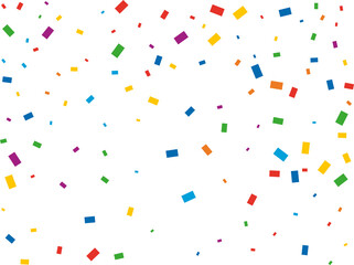 Magic Rectangular Rainbow Confetti