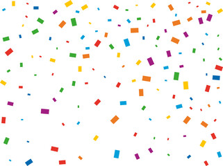Magic Rectangular Rainbow Confetti