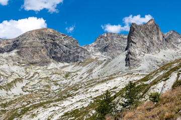 Fototapeta na wymiar Colle del Sommiller, Piemonte, Alpi Cozie, Bardonecchia