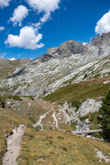 Fototapeta na wymiar Colle del Sommiller, Piemonte, Alpi Cozie, Bardonecchia