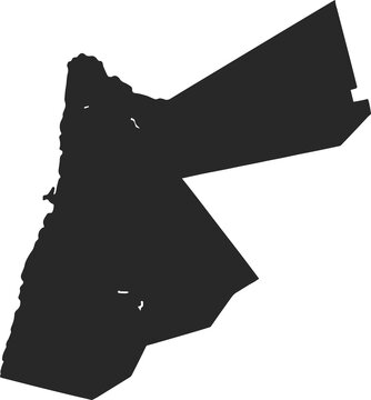 country map jordan