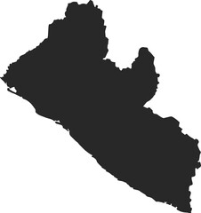 country map liberia © maridownload