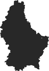 country map luxembourg