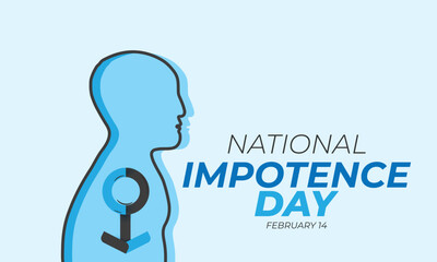 National Impotence Day. background, banner, card, poster, template. Vector illustration.