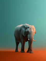 Fototapeta premium Photo an elephant