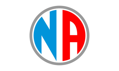 brand N&A monogram letter logo