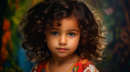 portrait of a beautiful girl