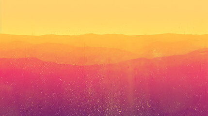 Electric sunrise gradient in shades of orange, pink, and yellow with a grainy texture reminiscent of dawn for a dynamic morning event poster.