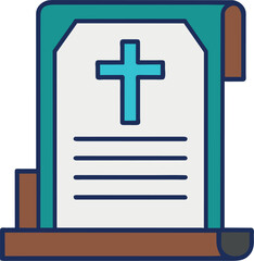 Obraz premium testamentaria, icon