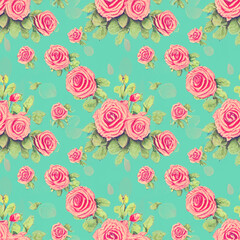 Naklejka premium Vintage flower texture