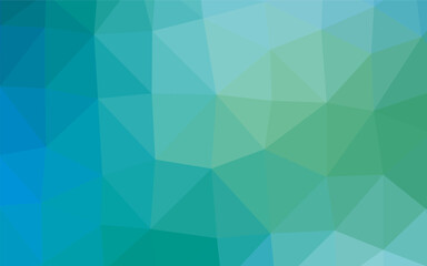 Obraz premium Light Blue, Green vector low poly layout. Modern geometrical abstract illustration with gradient. Elegant pattern for a brand book.