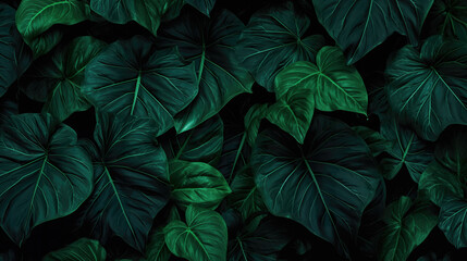 painting drawing inspired tropical leaves wallpaper, beautiful artwork