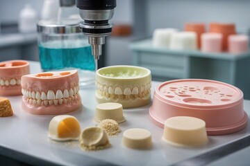 Fototapeta na wymiar Dental Impression Materials Capturing Accurate Molds for Restorations 