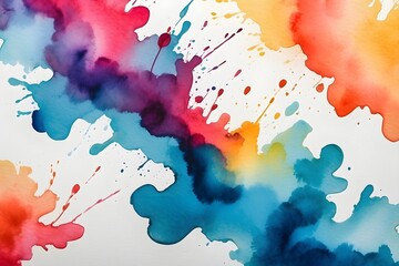 Obraz premium Abstract Captivating Watercolor Stains background