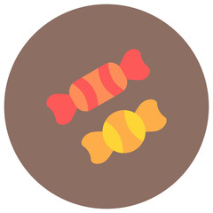 Candy icon vector image. Can be used for Birthday.