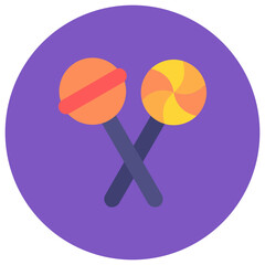 Lollipop icon vector image. Can be used for Birthday.