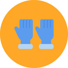 Obraz premium Protective Gloves icon vector image. Can be used for Home Improvements.