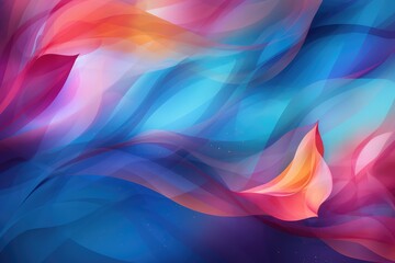 Colors of April, abstract background with watercolors in blue, orange, shocking pink, purple hues, and with copyspace for your text. April background banner for special or awareness day, week or month - Powered by Adobe