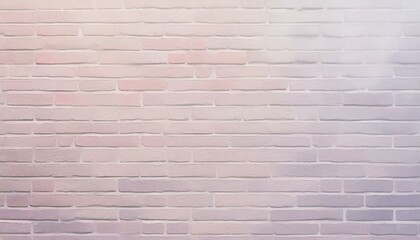 Obraz premium Pale pastel pink brick wall as background. 