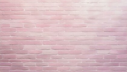 Pastel pink watercolour brick wall as background. 