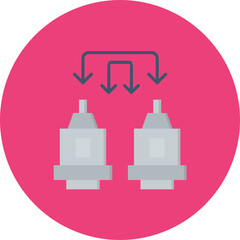 Obraz premium Machine to Machine icon vector image. Can be used for Internet of Things.