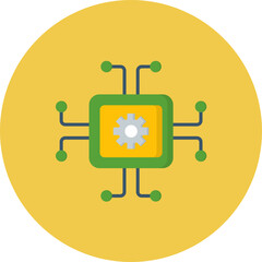 Embedded Devices icon vector image. Can be used for Internet of Things.