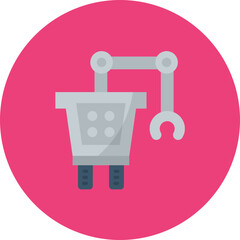 Autonomous Robotics icon vector image. Can be used for Artificial Intelligence.
