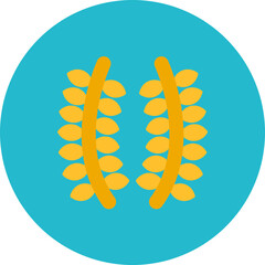 Sheaf of Rice icon vector image. Can be used for Seasonal.