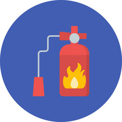 Fire Extinguisher icon vector image. Can be used for Emergency Services.