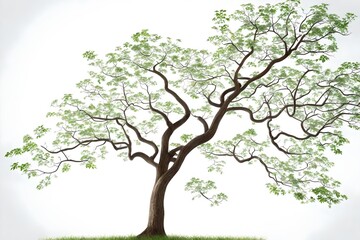 Fototapeta na wymiar depiction of bonsai, illustrative representation of Chinese tree, bonsai tree
