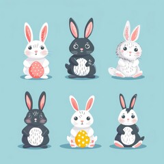 easter bunny set