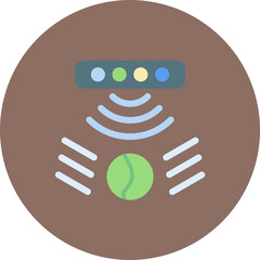 Motion icon vector image. Can be used for Virtual Reality.