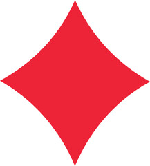 Obraz premium diamonds poker card symbol, playing card vector illustration