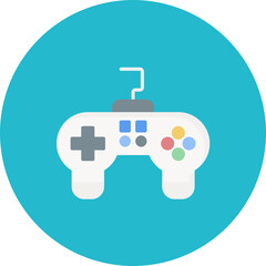 Gamepad icon vector image. Can be used for Virtual Reality.