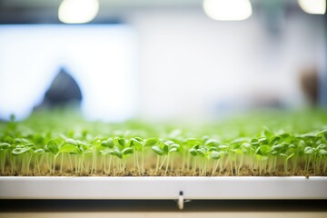 smart farm technology monitoring microgreens