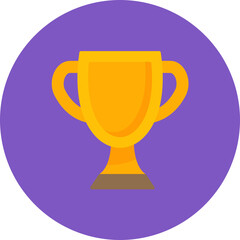 Trophy icon vector image. Can be used for Business and Finance.