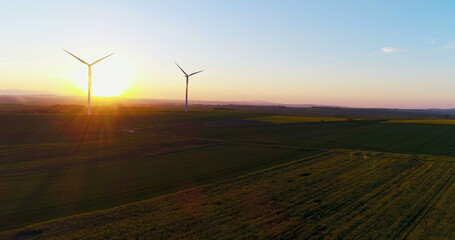 Wind Turbines at dawn