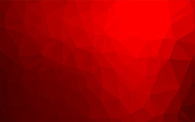 Light Red vector abstract polygonal layout. An elegant bright illustration with gradient. Elegant pattern for a brand book. - obrazy, fototapety, plakaty