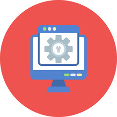 Web Optimization icon vector image. Can be used for Online Marketing.