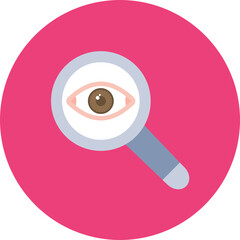 Eye Magnifier icon vector image. Can be used for Online Marketing.