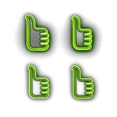 Cute Neon Light Icons: Playful and Vibrant Designs for a Charming Digital Experience