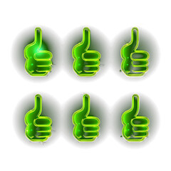 Cute Neon Light Icons: Playful and Vibrant Designs for a Charming Digital Experience