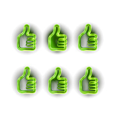 Cute Neon Light Icons: Playful and Vibrant Designs for a Charming Digital Experience