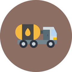 Oil Tanker icon vector image. Can be used for Pollution.